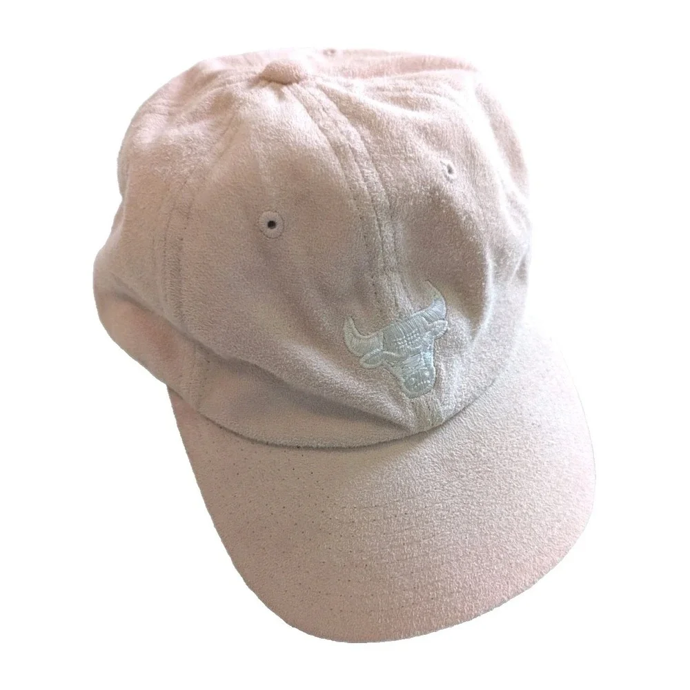 Mitchell & Ness Chicago Bulls Pink Micro Suede Strapback Hat NBA Womens Mens
